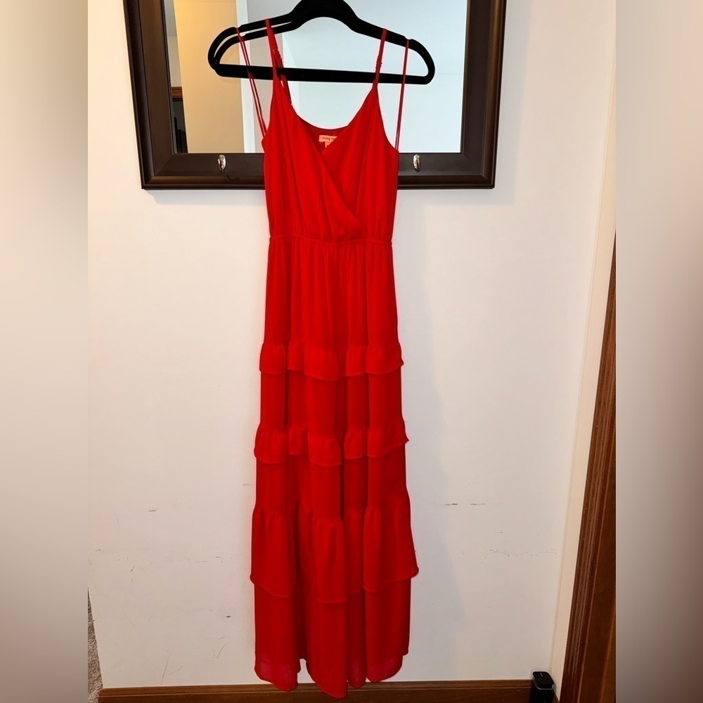 Flying Tomato Red Maxi Dress Size X-Small